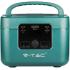 V-TAC Portable Power Station with LiFePO4 Storage Battery 1050Wh AC:220V 2*1000W - 328.300mAh (Max. 1800W) Rechargeable with Power Supply or Portable Photovoltaic Solar Panel